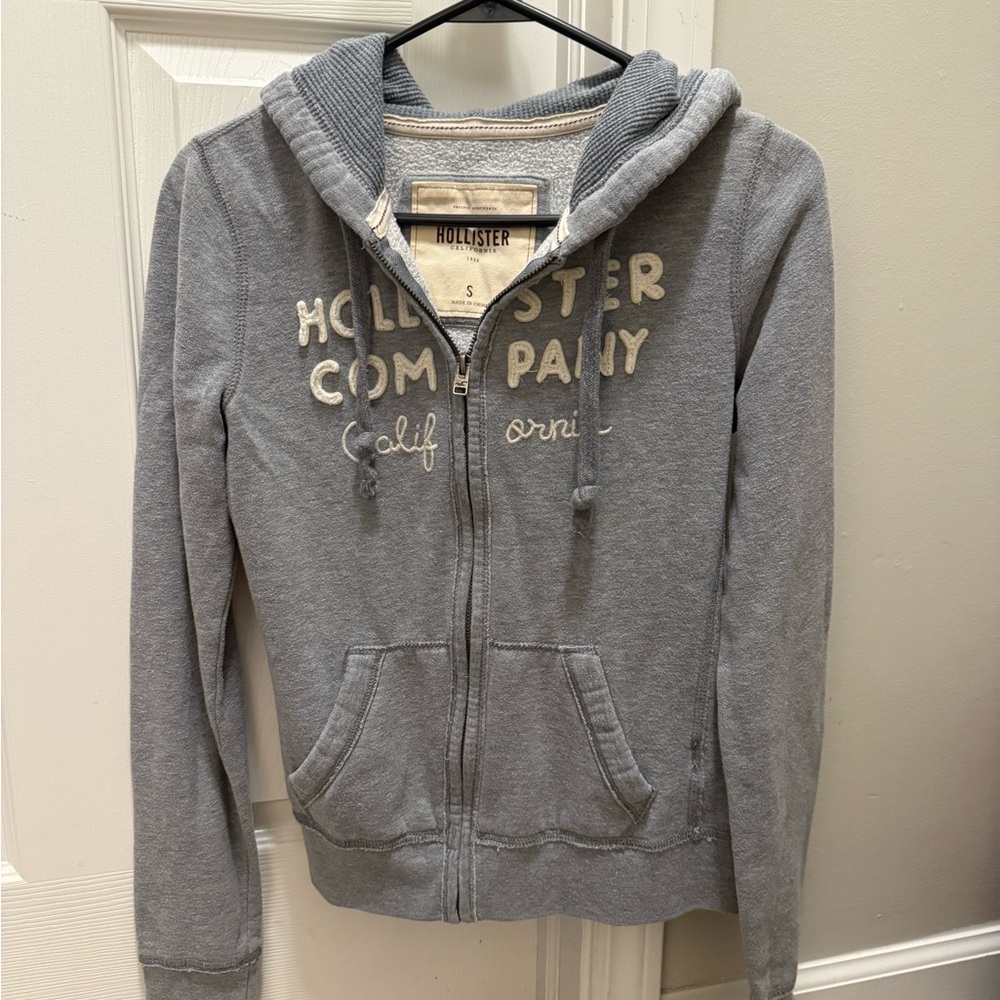 Hollister Heathered Gray Hoodie